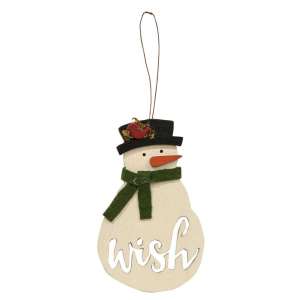 Snowman Wish Ornament - # 35042
