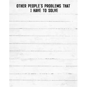 Problems I Have to Solve Notepad;