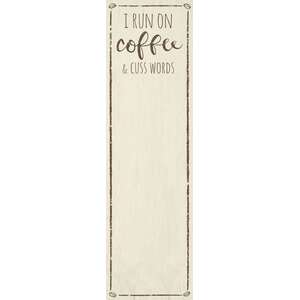 Coffee & Cuss Words Long Notepad;