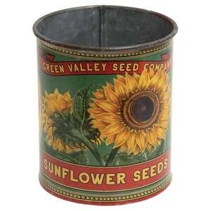 Green Valley Sunflower Seeds Metal Can;