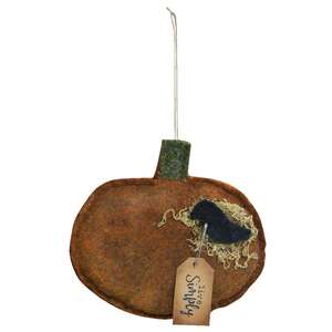 Felt Live Simply Pumpkin Ornament