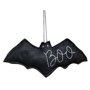 Felt Boo Bat Ornament;