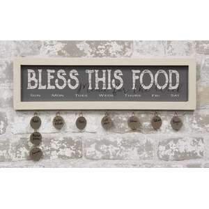 Bless This Food Meal Calendar