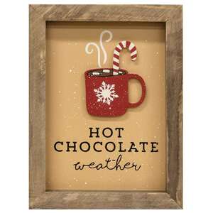 Hot Chocolate Framed Sign;