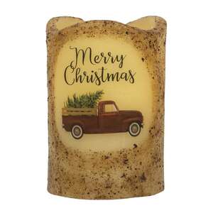 Merry Christmas Truck Timer Pillar
