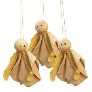 Ghost Ornaments - Set of 3