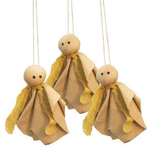 Ghost Ornaments - Set of 3 #90907