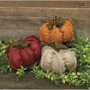 Fabric Pumpkins - Small;