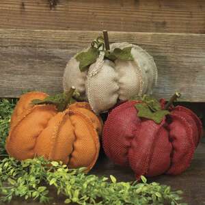 Fabric Pumpkins - Medium #CS37392