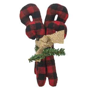 Buffalo Check Candy Cane Bundle - 4/Set