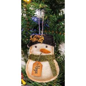 Hope Snowman Ornament - # CS37862