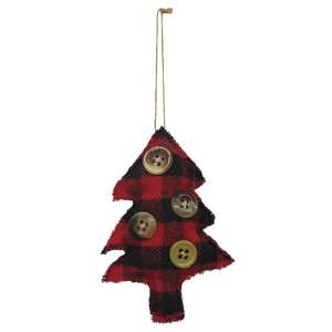 Buffalo Check Tree Ornament #CS37907