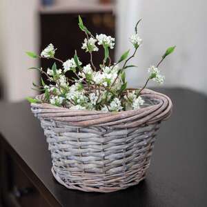 Gray Split Willow Basket #BB3A136S