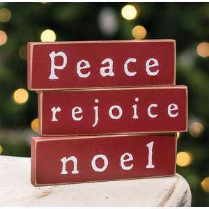 Noel Thin Mini Blocks 3 asst.;