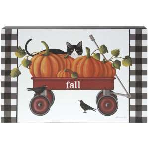 Fall Wagon Box Sign #35183