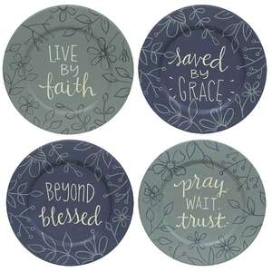 Beyond Blessed Plate, 4 Asstd.