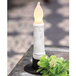White Textured Timer Taper, 4" ;