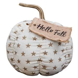 Hello Fall Star Pumpkin