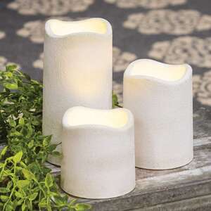 White Cement Timer Pillar - 3 x 6 -