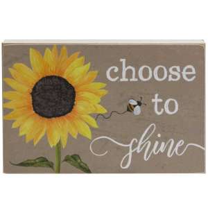 Choose to Shine Sunflower Block #35238