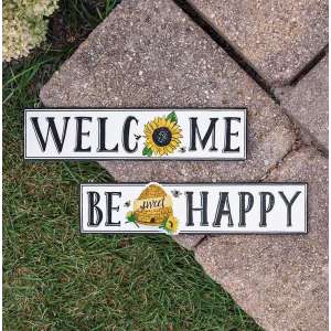 #60356 Be Happy Beehive Sign