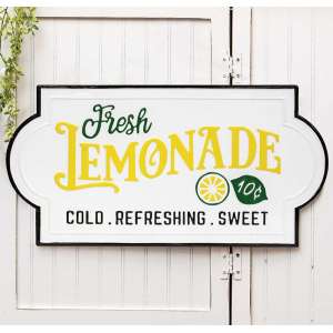 #70065 Fresh Lemonade Enamel Sign