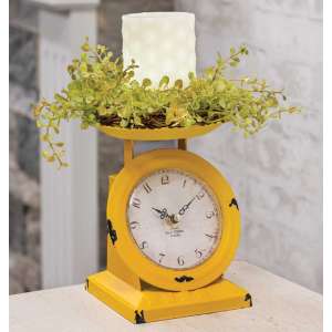#75020 Sunflower Yellow Old Town Scale Clock
