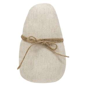 Large Ivory Egg With Jute Bow #CS37956