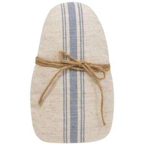 Large Feed Sack Egg With Jute Bow #CS37997