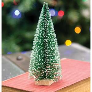 #17920 Frosty Bottle Brush Tree, 6"