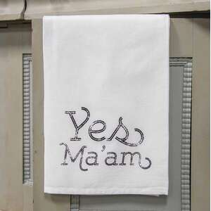 Yes Ma'am Dish Towel;