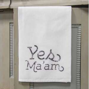 #28040 Yes Ma'am Dish Towel