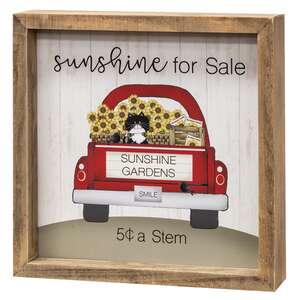 Sunshine for Sale Framed Sign;