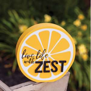 #35343, Live Life With Zest Lemon Slice
