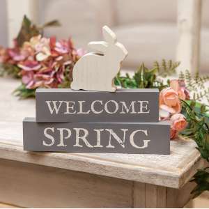 #35395A, Welcome Spring Block Stackers, 3/Set
