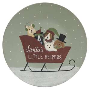 Santa's Little Helpers Plate