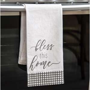 #54047 Bless This Home Dish Towel