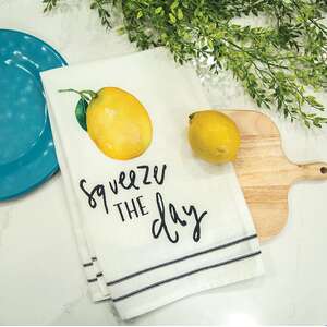 Squeeze the Day Dish Towel