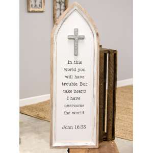 #65167 John 13 Cathedral Arch Sign