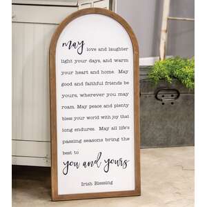 #65175 Irish Blessing Arch Sign