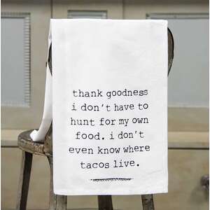 Tacos Dish Towel;