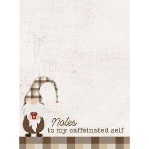 #54097 Notes to My Caffeinated Self Mini Notepad