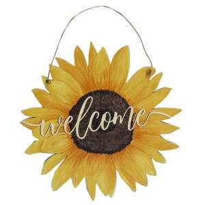 Sunflower Welcome Sign