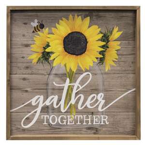 Gather Together Framed Sign;