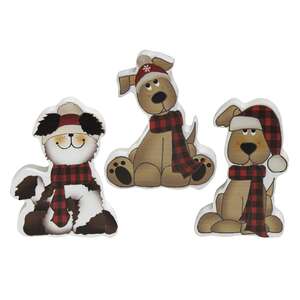 Chunky Christmas Puppy, 3 Asstd.