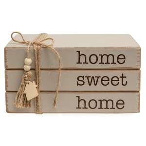 Home Sweet Home Wooden Bookstack