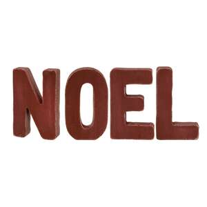 NOEL Cutout Letters, Set of 4;