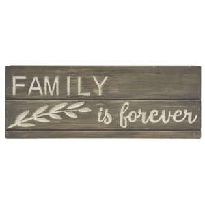 Family Is Forever Engraved Pallet Look Sign #70084