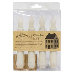 4/Pkg, Ivory Timer Tapers #84816