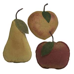 Stiffened Primitive Fruit, 3 Asstd.